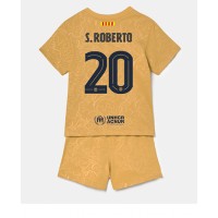 Barcelona Sergi Roberto #20 Fotballklær Bortedraktsett Barn 2022-23 Kortermet (+ korte bukser)